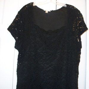 Black Lace Top